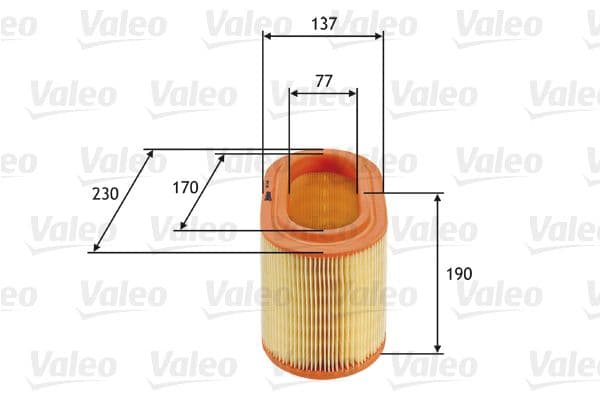 Gaisa filtrs VALEO 585690 1