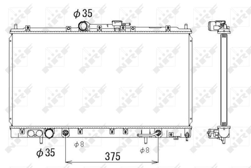 Radiators, Motora dzesēšanas sistēma NRF 53313 1