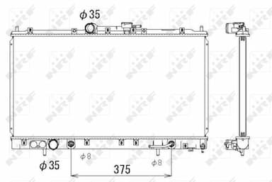 Radiators, Motora dzesēšanas sistēma NRF 53313 1