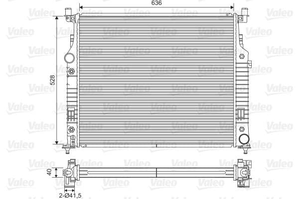 Radiators, Motora dzesēšanas sistēma VALEO 701569 1