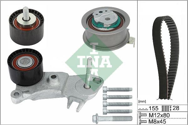 Zobsiksnas komplekts Schaeffler INA 530 0762 10 1