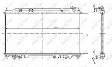 Radiators, Motora dzesēšanas sistēma NRF 56080 1