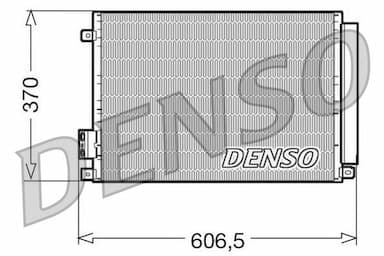 Kondensators, Gaisa kond. sistēma DENSO DCN09045 1