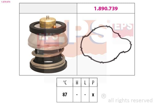 Termostats, Dzesēšanas šķidrums EPS 1.879.976 1