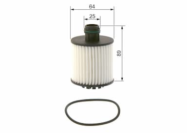 Eļļas filtrs BOSCH F 026 407 259 5