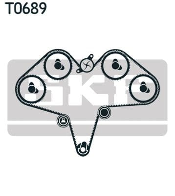 Zobsiksnas komplekts SKF VKMA 95000 2