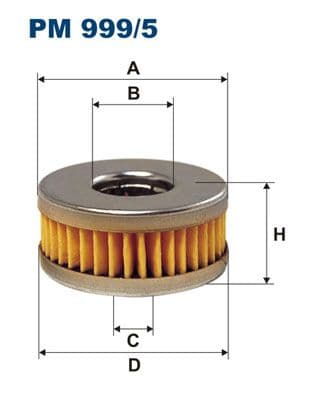 Degvielas filtrs FILTRON PM 999/5 1