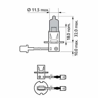 Kvēlspuldze PHILIPS 12336WVUB1 3