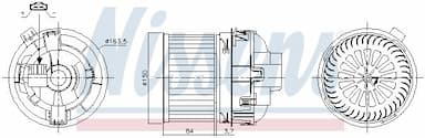 Salona ventilators NISSENS 87468 6