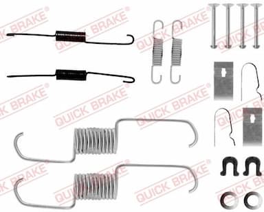 Piederumu komplekts, Bremžu loki QUICK BRAKE 105-0743 1