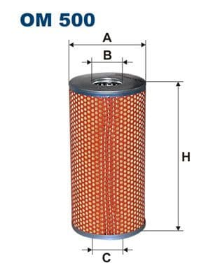 Eļļas filtrs FILTRON OM 500 1