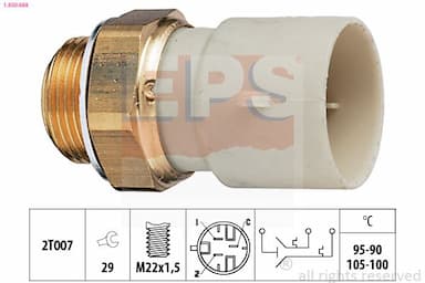 Termoslēdzis, Radiatora ventilators EPS 1.850.688 1