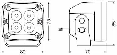 Darba gaismas lukturis ams-OSRAM LEDWL101-SP 3