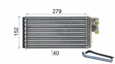 Siltummainis, Salona apsilde MAHLE AH 98 000P 11