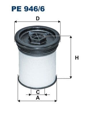 Degvielas filtrs FILTRON PE 946/6 1