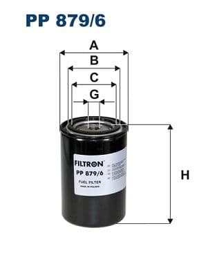 Degvielas filtrs FILTRON PP 879/6 1