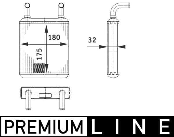 Siltummainis, Salona apsilde MAHLE AH 132 000P 1