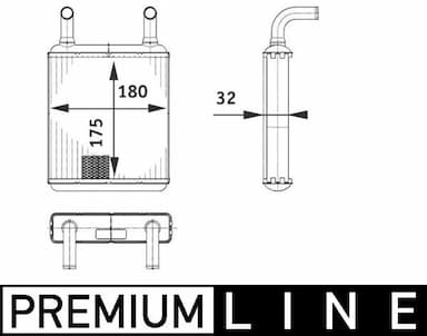 Siltummainis, Salona apsilde MAHLE AH 132 000P 1