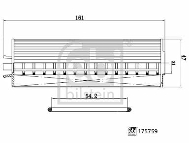 Eļļas filtrs FEBI BILSTEIN 175759 3