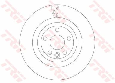 Bremžu diski TRW DF6706S 1