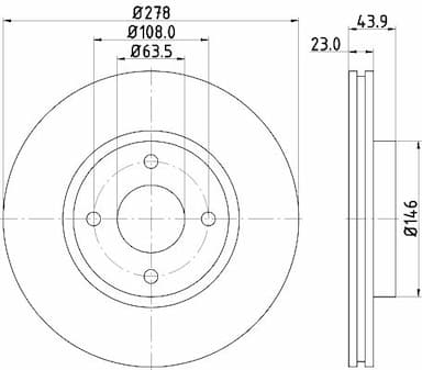 Bremžu diski HELLA 8DD 355 118-181 4