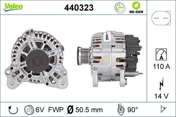 Ģenerators VALEO 440323 1