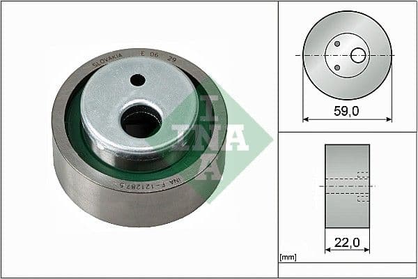 Spriegotājrullītis, Gāzu sadales mehānisma piedziņas siksna INA 531 0030 10 1