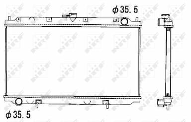 Radiators, Motora dzesēšanas sistēma NRF 52069 4