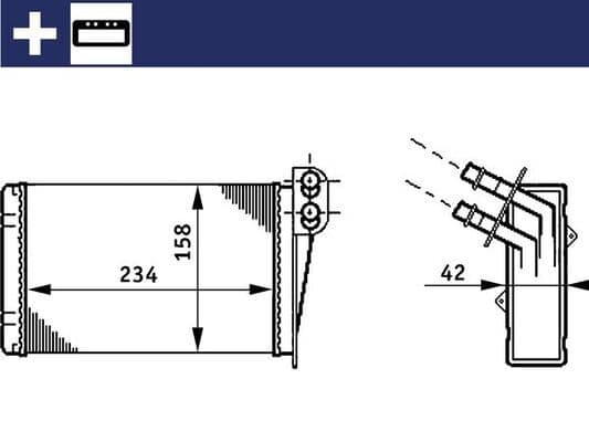 Siltummainis, Salona apsilde MAHLE AH 73 000S 1