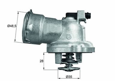 Termostats, Dzesēšanas šķidrums MAHLE TM 28 87 1