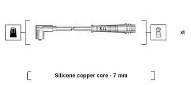 Augstsprieguma vadu komplekts MAGNETI MARELLI 941095790617 1