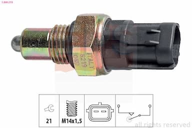 Slēdzis, Atpakaļgaitas signāla lukturis EPS 1.860.219 1