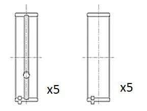 Kloķvārpstas gultnis FAI AutoParts BM1038-STD 1