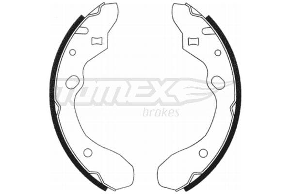 Bremžu loku komplekts TOMEX Brakes TX 20-91 1