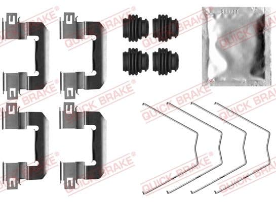 Piederumu komplekts, Disku bremžu uzlikas QUICK BRAKE 109-0064 1