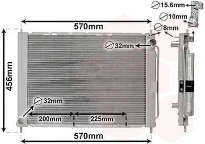 Radiators VAN WEZEL 4300M499 1