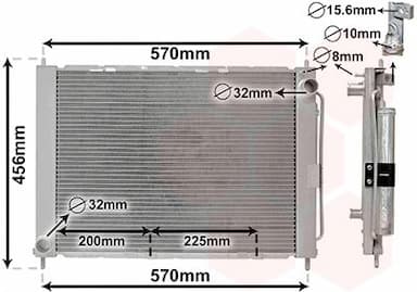 Radiators VAN WEZEL 4300M499 1