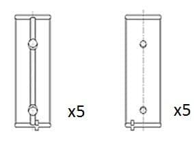 Kloķvārpstas gultnis FAI AutoParts BM1042-STD 1