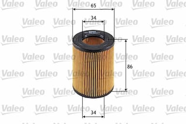 Eļļas filtrs VALEO 586547 1