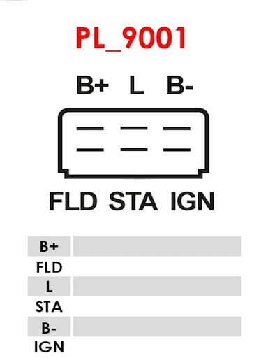 Ģeneratora sprieguma regulators AS-PL ARE6016 4