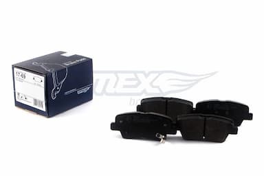 Bremžu uzliku kompl., Disku bremzes TOMEX Brakes TX 17-69 2