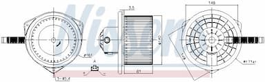 Salona ventilators NISSENS 87142 5