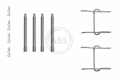 Piederumu komplekts, Disku bremžu uzlikas A.B.S. 1149Q 1