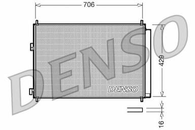 Kondensators, Gaisa kond. sistēma DENSO DCN50030 1