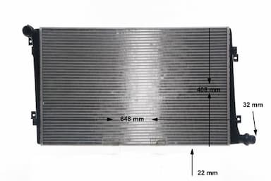 Radiators, Motora dzesēšanas sistēma MAHLE CR 1203 000S 12