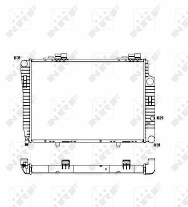 Radiators, Motora dzesēšanas sistēma NRF 51286 5