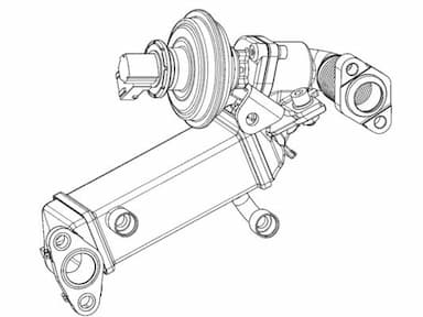 Radiators, Izplūdes gāzu recirkulācija MAHLE CE 8 000P 2