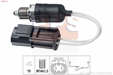 Slēdzis, Atpakaļgaitas signāla lukturis EPS 1.860.314 1