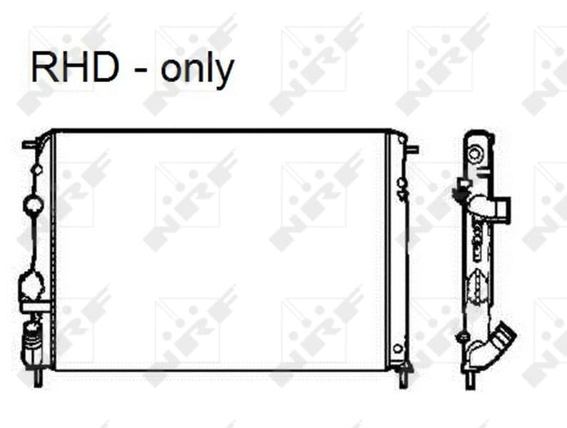 Radiators, Motora dzesēšanas sistēma NRF 58326 1