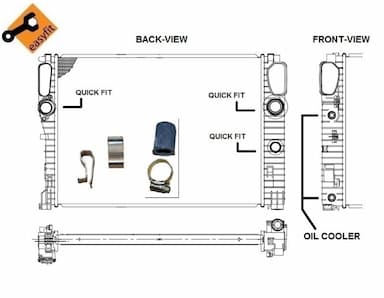 Radiators, Motora dzesēšanas sistēma NRF 53422 5